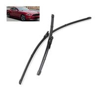 Front Wiper Blades Pair for Ford Mustang 2009-2023 22"+20", Replacement Windscreen Wipers Quiet Rubber Streak-Free Cleaning Aerodynamic Design
