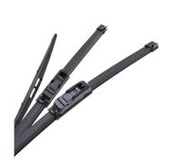 Front Wipers 3PCS For Note MK1 E11 2004-2013 Car Front Rear Windshield Wiper Blades Kit 24"14"12" Windscreen Wiper Blades