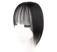 Front Women's Real Hair Net Hair Topper, Invisible Scalp-Like Hair Piece for Gray Coverage & Volume Boost(25cm Natural Color)