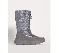Front Zip Snow Boots EEE Fit Grey 4