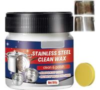 Frontaley Magical Nano-Technology Stainless Steel Cleaning Paste, 3-in-1 Cleaner, Polish Protector, Removes Grease, Scratches & Stains, for Appliances, Sinks Cookware (1Pcs)