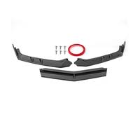 FrontBumper Spoiler Lip Diffuser Front Bumper Lip Guard Gloss Black/Carbon Fiber Black ID Style Body Kit For Chevrolet For Corvette C8 Z51 2020 2021 2022 2023(Carbon Fiber Look)