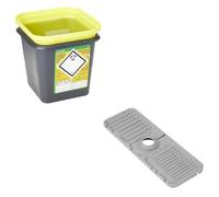 Frontier 41005430 Medical Sharps Disposal Bin/Box, 4 L