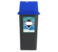 Frontier 41105440 Blue Lid Solid Pharmaceutical Waste Bin, 7 L