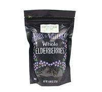 Frontier Co-op Dried Elderberries, 8oz Bag, European Whole | Kosher & Non-GMO | Elderberry Dried Fruit for Immune Support, Elderberry Powder, Elderberry Tea, Syrup, Gummies | Sustainably Harvested