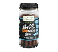 Frontier Co-op Regenerative Organic Certified Ceylon Cinnamon Sticks, 0.6 oz - Fairtrade, Organic "True Cinnamon"