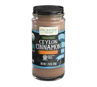 Frontier Natural Products Cinnamon, Og, Grnd Ceyln, Ft, 1.76-Ounce