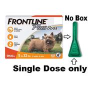 FRONTLINE PLUS® Flea and Tick Treatment for SMALL Dogs ( 5 - 22LBS ) 1 Pipette
