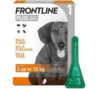 FRONTLINE Plus Flea & Tick Treatment For Small Dog (2-10kg) - 1 Pipette