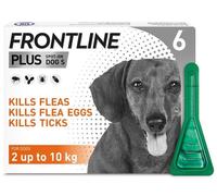 FRONTLINE Plus Flea & Tick Treatment For Small Dog (2-10kg) - 6 Pipette