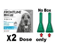 FRONTLINE Plus MEDIUM Dog 10-20kg ( 2 Pipettes )
