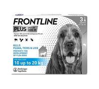 Frontline Plus Spot-On Medium Dog 10-20kg - 3 x 1.34ml Pipettes