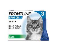 FRONTLINE Spot On Flea and Tick Treatment Dogs and Cats - Cat - 3 Pack