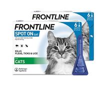 FRONTLINE Spot On Flea and Tick Treatment for Cats - 12 Pipettes, 0.5 ml