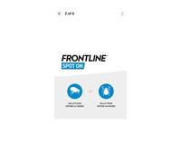 FRONTLINE Spot On Flea and Tick Treatment Pipette - X 6, New Boxed Expiry 02/27