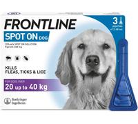 Frontline Spot On for Dogs 20-40kg (pack of 3 )