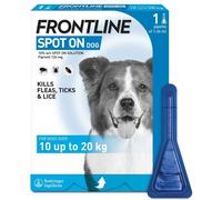 FRONTLINE Spot On Flea & Tick Treatment For Medium Dog (10-20kg) - 1 Pipette