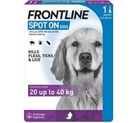 Frontline Spot On Flea Treatment For Dogs 20-40kg, 1 pipettes Flea And Tick Treatment For Dogs, Frontline Flea Treatment For Dogs, Frontline Spot On