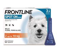 Frontline Spot On Small Dog 0-10kg 3 Pipettes