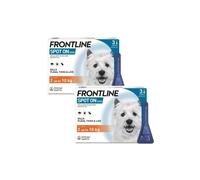 Frontline Spot On Small Dog Flea Lice Tick Treatment Kills Fleas Ticks Pack 6
