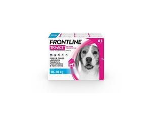 Frontline Tri-Act Dog - Anti-flea and anti-tick for dog M - 10-20kg - 6 pipettes