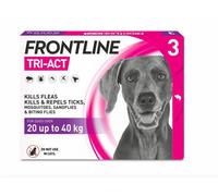 FRONTLINE TRI-ACT Flea & Tick Treatment Dog 3 Pipette