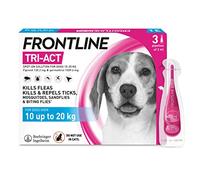 FRONTLINE Tri-Act Flea and Tick Treatment for Dogs - Medium Dog (10-20kg) - 3 Pack