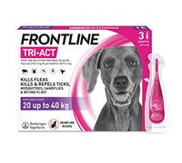 FRONTLINE Tri-Act Flea and Tick Treatment for Dogs - Large Dog (20-40kg) - 3 Pack