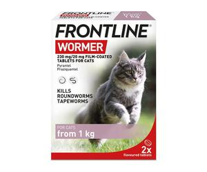FRONTLINE WORMER - Cat Worming Treatment - 2 Tablets