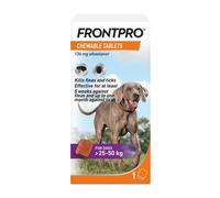 FRONTPRO® Chewable Tablets Flea and Tick Treatment for Dogs - 25-50kg - 1 Tablet