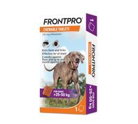 FRONTPRO® Chewable Tablets Flea and Tick Treatment for Dogs - 25-50kg - 1 Tablet
