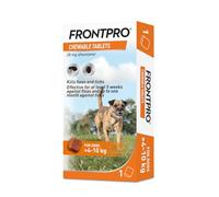 FRONTPRO Chewable Tablets Flea & Tick Treatment for Dogs (4-10kg) 1 Tablet Pack