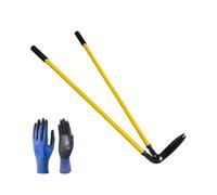 FROOBY 95CM Long Handled Gardening Grass Edge Border Edging Lawn Shears Non Slip Soft Foam Grip Edging Shear Grass Edge Trimming Carbon Steel PTFE Coated Blades Lightweight 1.5kg Upright Edging Shears