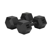 FROOBY Hex Dumbbells Pair PVC Coated Non-Slip Grip Anti-Roll Weights for Home Gym Full-Body Strength Training 2-10KG Pairs Durable Fitness Equipment for Muscle Building Toning
