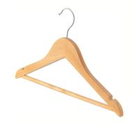 FROOBY Wooden Clothes Hangers, Non-Slip Trouser Bar, Wardrobe Space Savers,20 pack of hangers, Suit Hangers, Wood Coat Hanger, Suits, Jackets, Shirts, Pants, Space Saving Closet, Wardrobe Organiser