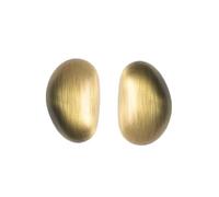 FROON Antique Bronze Pebble-Shaped Cabinet Knobs Vintage Irregular Design, Brushed Brass Finish for Drawers and Wardrobes(37mm)