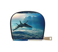 FROON Credit Card Wallet Animal German Shepherd Leather Shell Card Bag Card Holder Wallet for Women