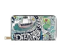 FROON Deep Blue Animal Whale Long Faux Leather Clutch Chic Stylish Women's Wallets for Modern Women Large Capacity Card Holder and Organizer Pockets Durable Purse Handbag for Everyday Travel