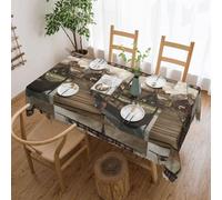 FROON Elegant Rectangular Lace Old Viking Boat Tablecloth - Perfect For Protecting And Decorating Your Dining Table