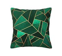 FROON Four Seasons Universal Black And Gold Geometric Pillow Cover Ideal As A Sofa Pillow, Waist Cushion, Or Decorative Seat Pad