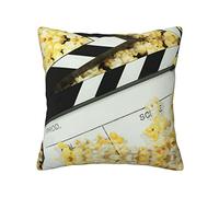 FROON Four Seasons Universal Cinema Clapboard And Popcorn Pillow Cover Ideal As A Sofa Pillow, Waist Cushion, Or Decorative Seat Pad