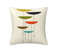 FROON Four Seasons Universal Mid Century Modern Prints Pillow Cover Ideal As A Sofa Pillow, Waist Cushion, Or Decorative Seat Pad