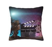 FROON Four Seasons Universal Movies Clapperboard Pillow Cover Ideal As A Sofa Pillow, Waist Cushion, Or Decorative Seat Pad