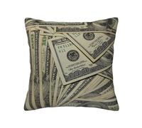 FROON Four Seasons Universal Us Dollar Money Pillow Cover Ideal As A Sofa Pillow, Waist Cushion, Or Decorative Seat Pad