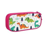 FROON Pouch for School Office Supplies Colorful Dinosaurs Big Capacity Pen Case Large Capacity Pencil Bag for Students Stationery Pouch Pencil Box Desk Organizer with Smooth Zipper Portable Pencil