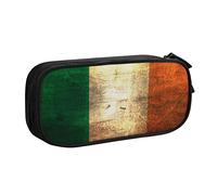 FROON Pouch for School Office Supplies Irish Flag Big Capacity Pen Case Large Capacity Pencil Bag for Students Stationery Pouch Pencil Box Desk Organizer with Smooth Zipper Portable Pencil