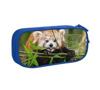 FROON Pouch for School Office Supplies Little Red Panda Big Capacity Pen Case Large Capacity Pencil Bag for Students Stationery Pouch Pencil Box Desk Organizer with Smooth Zipper Portable Pencil