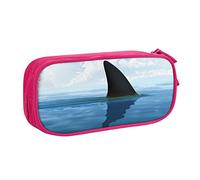 FROON Pouch for School Office Supplies Shark Cum Big Capacity Pen Case Large Capacity Pencil Bag for Students Stationery Pouch Pencil Box Desk Organizer with Smooth Zipper Portable Pencil