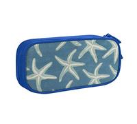 FROON Pouch for School Office Supplies Starfish Coastal Wool Big Capacity Pen Case Large Capacity Pencil Bag for Students Stationery Pouch Pencil Box Desk Organizer with Smooth Zipper Portable Pencil
