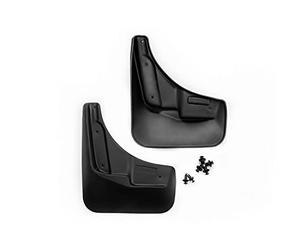FROSCH Car Rubber Mudflaps Front for MITSUBISHI Outlander, 2012-2014, 2 pcs with Fastener & Mounting Screws